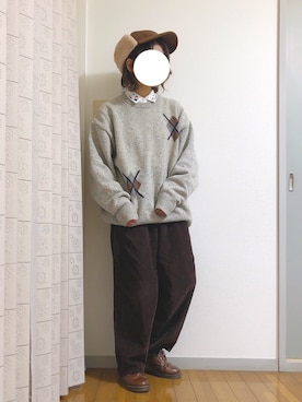 「アイテム（ドレスシューズ）」を使った、ｾﾝﾁｬさん（レディース・148cm）の冬コーディネート