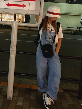 「#古着」｜M!zuK!さん（レディース・160cm）の夏コーディネート