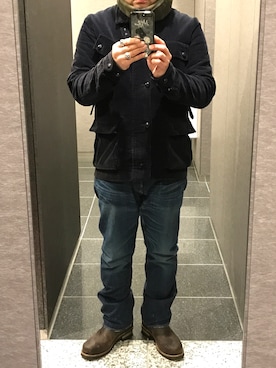 「CANTON（キャントン）のアイテム」を使った、wtapsおじさんさん（メンズ・171cm）の冬コーディネート