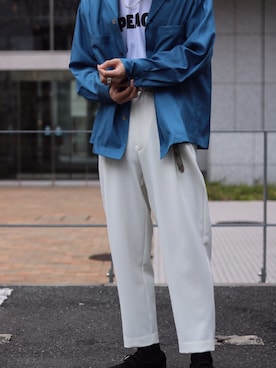 「ANITYA（アニティア）のアイテム」を使った、タケダさん（メンズ・170cm）の春コーディネート