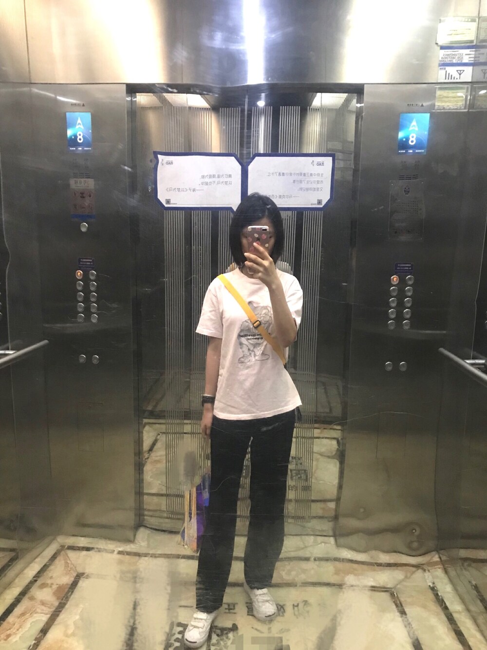 「working style」｜「小矮人のアイテム（Tシャツ/カットソー、ホワイト系）」を使った、⚡️Morztさん（レディース・162cm）の夏コーディネートの1枚目の写真
