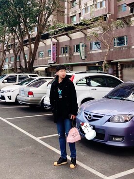 「2021年」｜Kaws  Chenさん（メンズ・174cm）の冬コーディネート