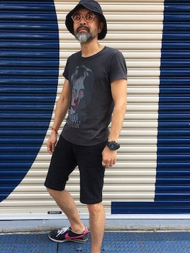 「#ナイキ」｜熱燗さん（メンズ・165cm）の夏コーディネート