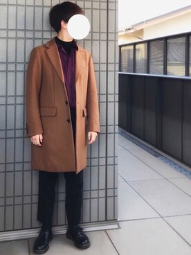 「Dr. Martens（ドクターマーチン）のDr.Martens VINTAGE1461（ブーツ）」を使った、いつきさん（メンズ・166cm）の冬コーディネート