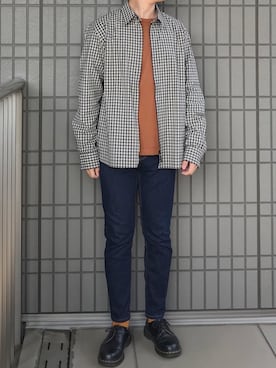 「Dr. Martens（ドクターマーチン）のDr.Martens VINTAGE1461（ブーツ）」を使った、いつきさん（メンズ・166cm）の春コーディネート