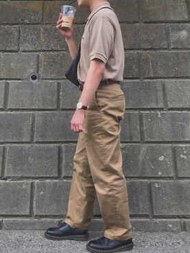 「Dr. Martens（ドクターマーチン）のDr.Martens VINTAGE1461（ブーツ）」を使った、いつきさん（メンズ・167cm）の春コーディネート