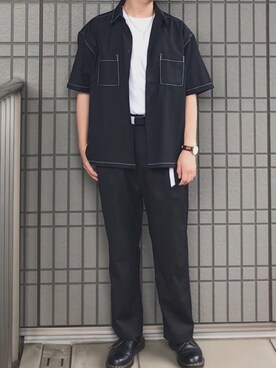 「Dr. Martens（ドクターマーチン）のDr.Martens VINTAGE1461（ブーツ）」を使った、いつきさん（メンズ・167cm）の春コーディネート