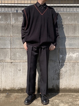 「Dr. Martens（ドクターマーチン）のDr.Martens VINTAGE1461（ブーツ）」を使った、いつきさん（メンズ・167cm）の春コーディネート