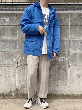 「MACKINTOSH PHILOSOPHY（ﾏｯｷﾝﾄｯｼｭ ﾌｨﾛｿﾌｨｰ）のアイテム（ブルゾン）」を使った、いつきさん（メンズ・167cm）の春コーディネート