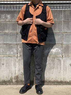 「Dr. Martens（ドクターマーチン）のDr.Martens VINTAGE1461（ブーツ）」を使った、いつきさん（メンズ・168cm）の夏コーディネート