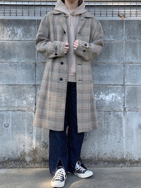 「8seconds（エイトセカンズ）のアイテム（ジャケット/アウター）」を使った、いつきさん（メンズ・167cm）の秋コーディネート