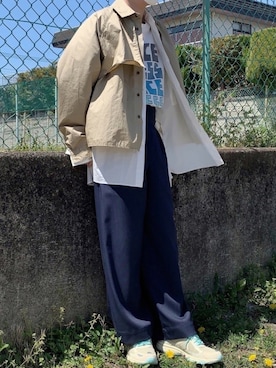 「ANITYA（アニティア）のアイテム」を使った、いつきさん（メンズ・167cm）の春コーディネート