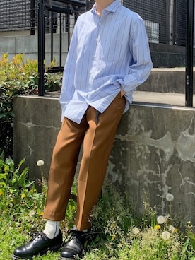 「Dr. Martens（ドクターマーチン）のDr.Martens VINTAGE1461（ブーツ）」を使った、いつきさん（メンズ・167cm）の春コーディネート