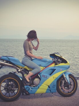 hikariさん（レディース・158cm）の夏コーディネート