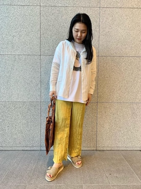 Miho Fujii     さん（レディース・162cm）の春コーディネート