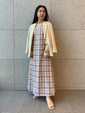 Miho Fujii     さん（レディース・162cm）の春コーディネート