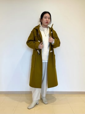 「RECOMMEND  ITEM STYLING」｜「アイテム（ダッフルコート）」を使った、Miho Fujii     さん（レディース・162cm）の秋コーディネート