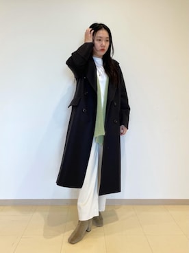 「RECOMMEND  ITEM STYLING」｜「アイテム（その他アウター）」を使った、Miho Fujii     さん（レディース・162cm）の秋コーディネート