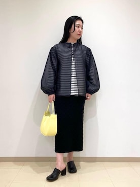 「RECOMMEND  ITEM STYLING」｜Miho Fujii     さん（レディース・162cm）の冬コーディネート