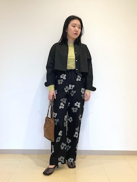 「RECOMMEND  ITEM STYLING」｜Miho Fujii     さん（レディース・162cm）の冬コーディネート