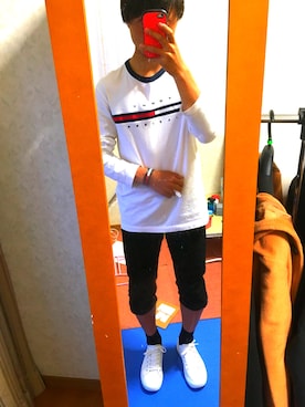 「TOMMY HILFIGER（トミーヒルフィガー）のアイテム（アクセサリー）」を使った、かっつんさん（メンズ・160cm）の春コーディネート