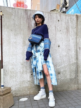 「diesel福岡」｜ayanoさん（レディース・160cm）の春コーディネート