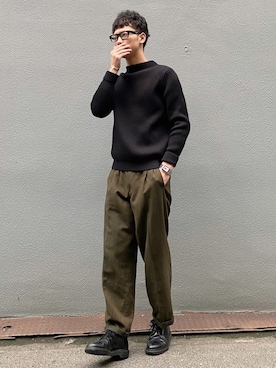 「Andersen-Andersen（アンデルセンアンデルセン）のアイテム（トップス）」を使った、ビーンズ　おいちょさん（メンズ・180cm）の春コーディネート