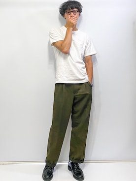 「BEEFY」｜ビーンズ　おいちょさん（メンズ・180cm）の夏コーディネート