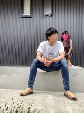 「surt（サート）のアイテム（トップス）」を使った、汗疹さん（メンズ・177cm）の春コーディネート