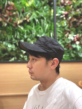 「surt（サート）のアイテム（トップス）」を使った、汗疹さん（メンズ・177cm）の夏コーディネート