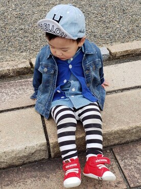 yuuuuuさん（キッズ・80cm）の春コーディネート