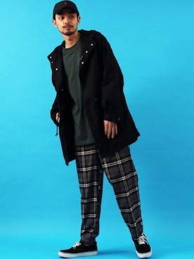 「Polo Ralph Lauren」｜「アイテム（モッズコート）」を使った、Beautiful Harmonyさん（メンズ・179cm）の冬コーディネート