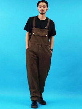 「Beautiful Harmony（ビューティフルハーモニー）のアイテム（オールインワン・サロペット）」を使った、Beautiful Harmonyさん（メンズ・179cm）の春コーディネート