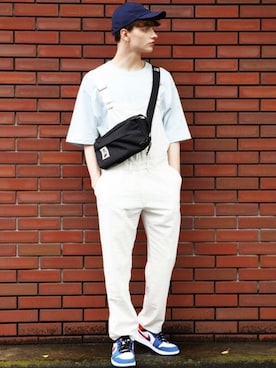「Polo Ralph Lauren」｜「アイテム（オールインワン・サロペット）」を使った、Beautiful Harmonyさん（メンズ・180cm）の夏コーディネート
