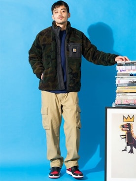 「Carhartt(カーハート)のアイテム(ジャケット/アウター)」を使った、Beautiful Harmonyさん(メンズ・180cm)の秋コーディネート