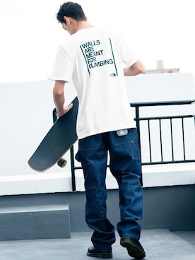 「KEY（キイ）のアイテム（パンツ）」を使った、Beautiful Harmonyさん（メンズ・180cm）の春コーディネート