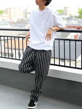 「Beautiful Harmony（ビューティフルハーモニー）のアイテム」を使った、Beautiful Harmonyさん（メンズ・176cm）の夏コーディネート