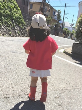 「長靴コーデ」｜「アイテム（その他）」を使った、naosonさん（キッズ・100cm）の秋コーディネート