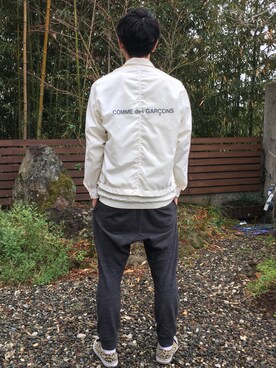 「GIVENCHY（ジバンシイ）のアイテム（イヤリング）」を使った、たろうさん（メンズ・180cm）の冬コーディネート