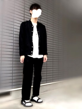 「BEAUTY&YOUTH UNITED ARROWS」｜「アイテム（MA-1）」を使った、マシソンさん（メンズ・173cm）の春コーディネート