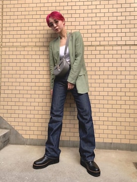 鑓水せれなさんのコーディネート