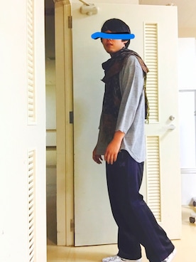 「アイテム（スリッポン）」を使った、kaseさん（メンズ・175cm・20代）の春コーディネート