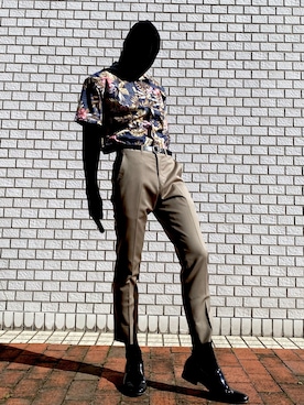 「セットアップ風」｜「アイテム（セットアップ）」を使った、UEMTOさん（メンズ・180cm）の秋コーディネート
