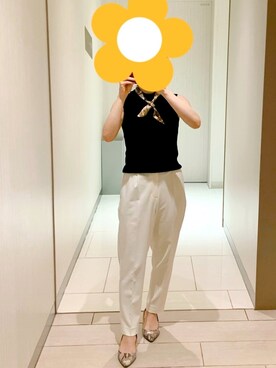 「PLST（プラステ）のアイテム（シューズ）」を使った、kaerutomatoさん（レディース・155cm）の秋コーディネート