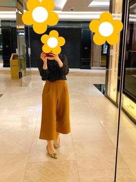 「PLST（プラステ）のアイテム（シューズ）」を使った、kaerutomatoさん（レディース・155cm）の秋コーディネート