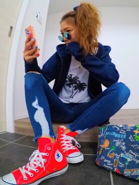 「Gopro」｜Ikumi さん（レディース・167cm）の春コーディネート