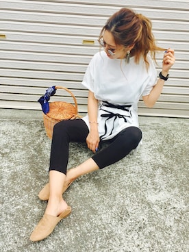 「ＧＷ」｜「アイテム（腕時計）」を使った、Ikumi さん（レディース・167cm）の春コーディネート