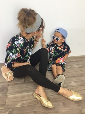 「H&M DIVIDED（エイチアンドエム　ディヴァイデッド）のアイテム（レッグウェア）」を使った、Ikumi さん（レディース・167cm）の夏コーディネート