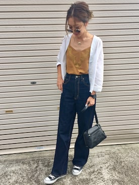 「fifth（フィフス）のアイテム（トップス）」を使った、Ikumi さん（レディース・167cm）の夏コーディネート