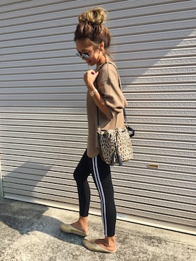 「MICHAEL KORS（マイケルコース）のアイテム」を使った、Ikumi さん（レディース・167cm）の夏コーディネート